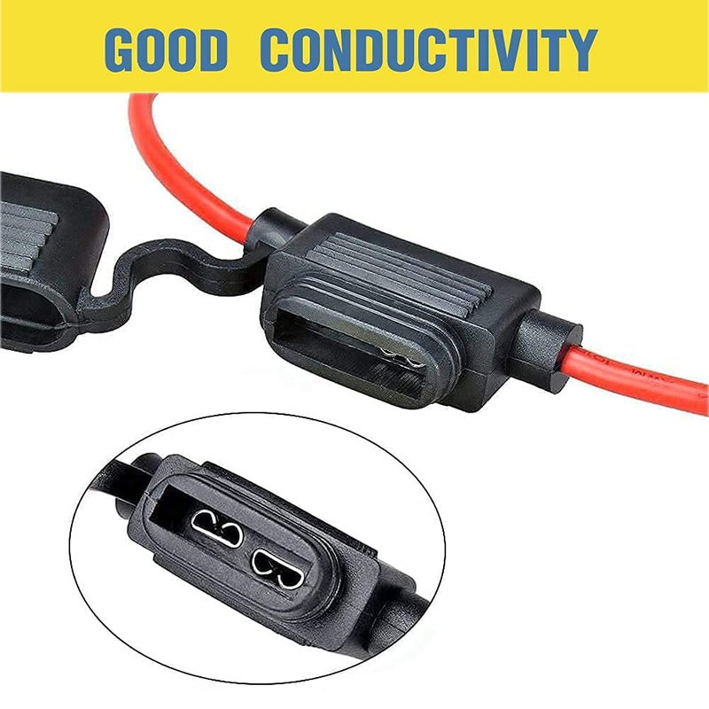 MCIGICM حامل فيوز MCIGICM مدمج 10 قياس، مقاوم للماء مع فيوز 40 أمبير، 10 AWG، 3 عبوة - Image 5